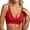 hwj# Red821, variant on Bras For Women Solid Color Seamless Underwire Adjustable Wide Shoulder Straps Comfortable Full Coverage Brassiere,Red