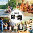 thumbnail image 4 of Goplus Folding Portable Aluminum Camping Grill Table w/ Storage Organizer Windscreen, 4 of 10