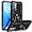 Black, variant on Grade Drop Impact Case for Oneplus Nord N200 5G, Heavy Duty Shockproof 360 Metal Rotating Ring Kickstand Holder Case (Black)