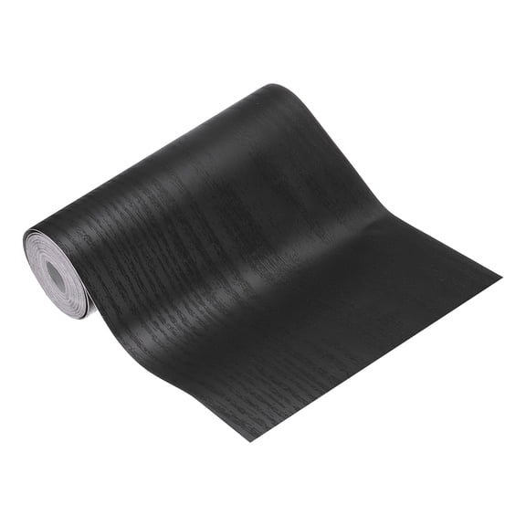 Uxcell Wood Grain Repair Tape 6" x 16 Feet Wood Grain Tape Black
