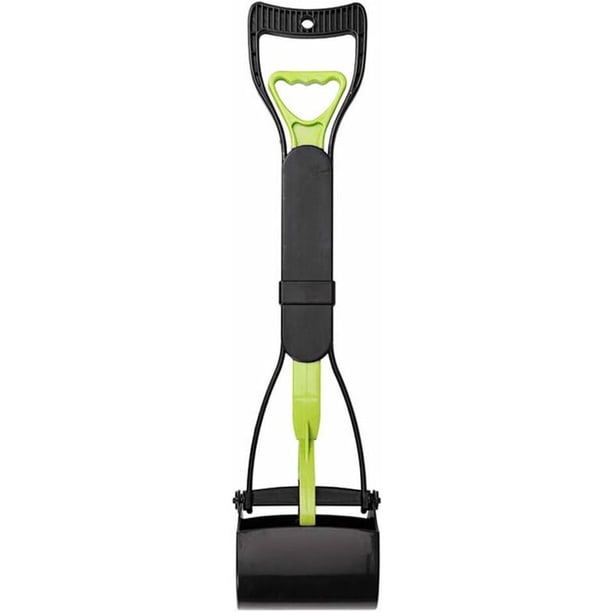 Recogedor de excrementos Recogedor de excrementos Recogedor de excrementos de 60 cm con cabezal grande - Mango fácil de apretar y resortes de alta tensión para exteriores/interiores Para perros y gato