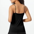 thumbnail image 6 of WULMLEO Women Scoop Neck Tank Top Adjustable Spaghetti Straps Sleeveless Cami Undershirt Loose Fit Casual Shirts Summer 2026 Black XL, 6 of 6