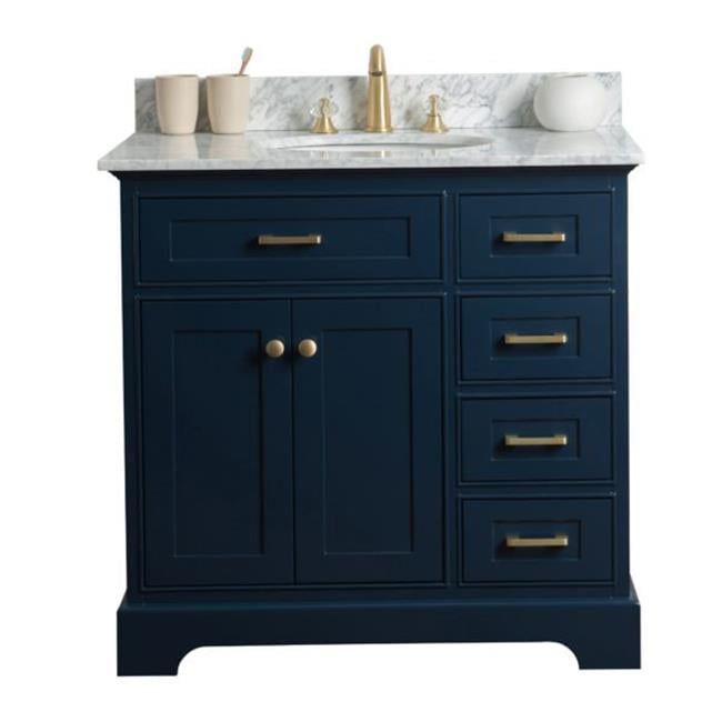 Legion Furniture WS3036B 36 in. Solid Wood Sink Vanity without Faucet