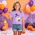 thumbnail image 5 of KPVEVIQ Toddler Halloween Shirt Kid Girl Boy Cute Pumpkin Ghost Graphic Tshirt Short Sleeve Tee Top Kids Spooky Season Fall Outfit, 5 of 8