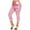 B134 Pink womens leggings clearance under $5, variant on Leggings for Women under $5! Cagogo Faux Denim Leggings for Women Plus Size High Waisted Yoga Pants Capri Jeggings Short Tights Stretch Denim Jeans
