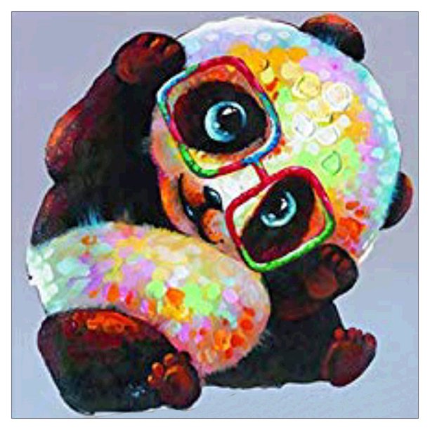 Kit de punto de cruz estampado 11CT pintura al óleo impresa Animal punto de aguja decoración del hogar FLhrweasw Nuevo