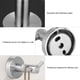 thumbnail image 4 of Colgador de toallas para puerta, puerta de baño de acero inoxidable, gancho de metal para pared, gancho de pared antiguo, diseño de última generación, 4 of 14