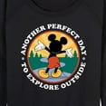thumbnail image 3 of Mickey & Friends - Perfect Day Explore Outside - Women's Lightweight French Terry Long Sleeve Shirt, 3 of 5