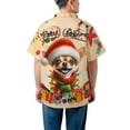 thumbnail image 5 of Merry Christmas Santa Chihuahua Scarf Twinkling Lights Xmas Holiday Hawaiian Shirt Breathable Summer Unisex Merch Dog Lover Gifts Idea - 00022, 5 of 6