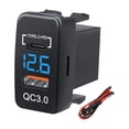 thumbnail image 1 of Daily Mix Store TypeC Car Charger with QC30 Port Voltmeter Fast Charging New G4, 1 of 9