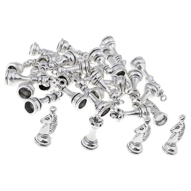 Maoww 30Pieces Charms DIY Jewelry Making Accessory Draughts Pendents for Earings