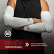 thumbnail image 5 of Codera Protectora para Gimnasio - Codera para Entrenamiento Blanca Talla M, 5 of 7