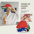 thumbnail image 5 of South African Flag Sleep Cap Satin Bonnet Night Sleeping Soft Hair Turbans For Women, 5 of 8