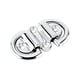 thumbnail image 1 of Riwesomey Almohadilla plegable de acero inoxidable para ojos, portátil, reutilizable, espejo pulido, doble anillo en D, amarre interno, herrajes Bombillas para automóviles, 1 of 6