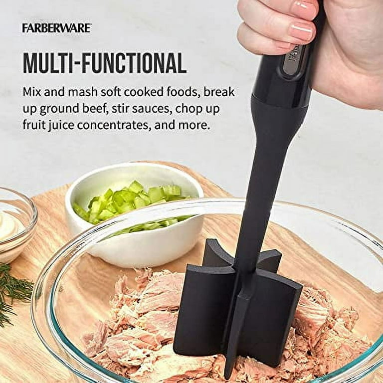 Potato Masher and Professional Heat Resistant Nylon Meat Safe for