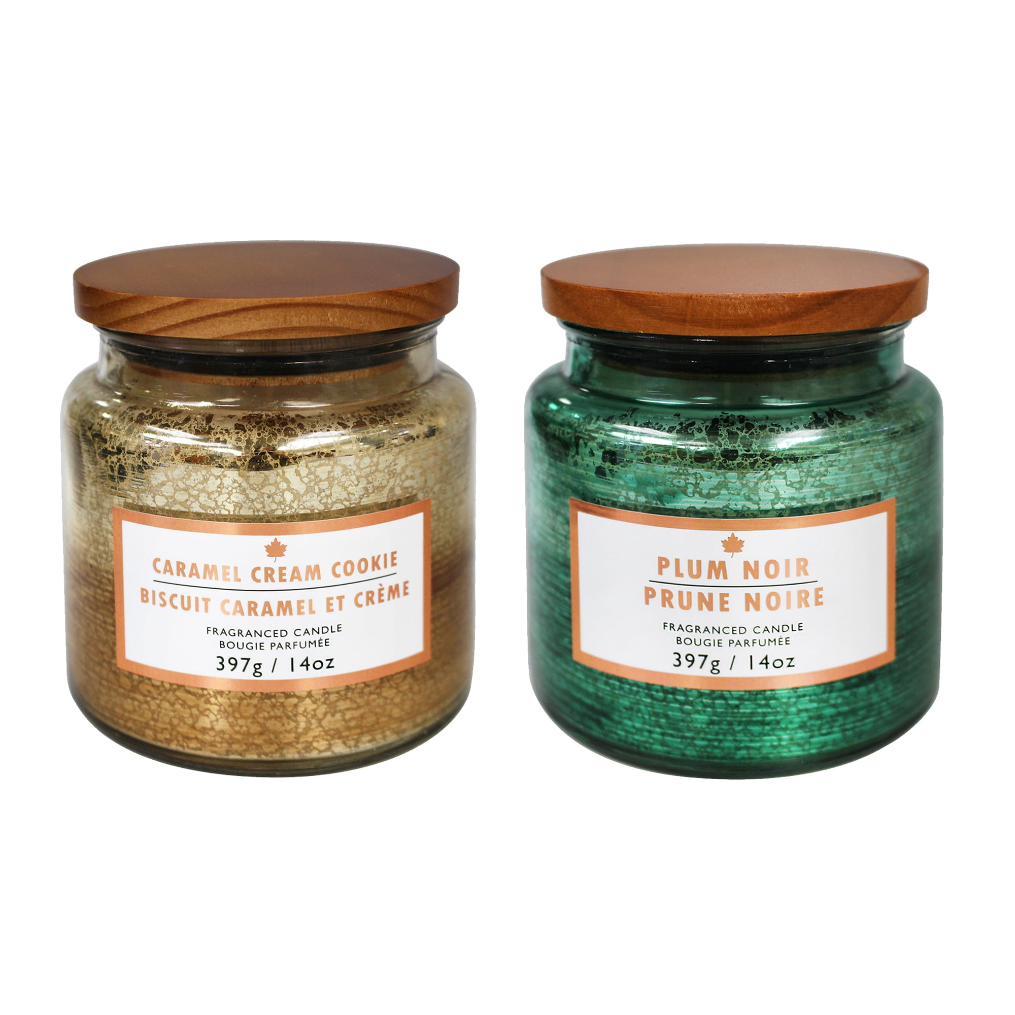 Hometrends 14oz Caramel Cream Cookie Scented Fragranced Candle