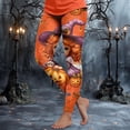 thumbnail image 2 of mgoYE Halloween Leggings for Woman Women's Halloween Ankle Length Seasonal Printed Leggings Womens Leggins Size XL, 2 of 7