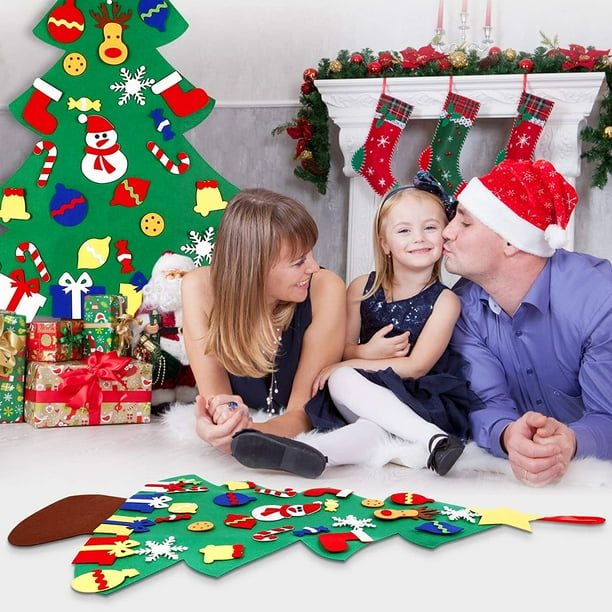 Arbol De Navidad Para Niños Árbol De Navidad De Fieltro 3D Para