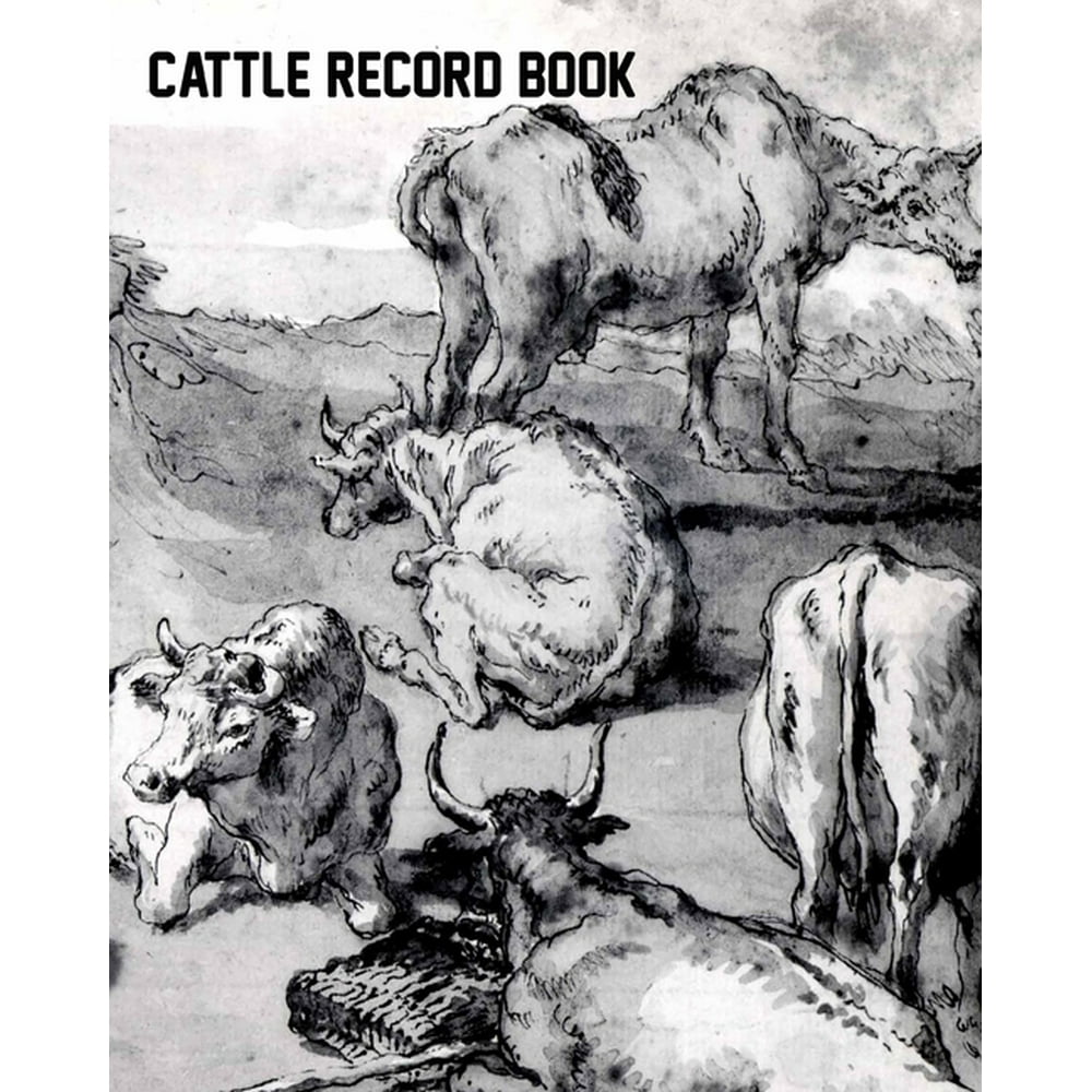 Cattle Record Book Farm Record Book Livestock Record Keeping Book