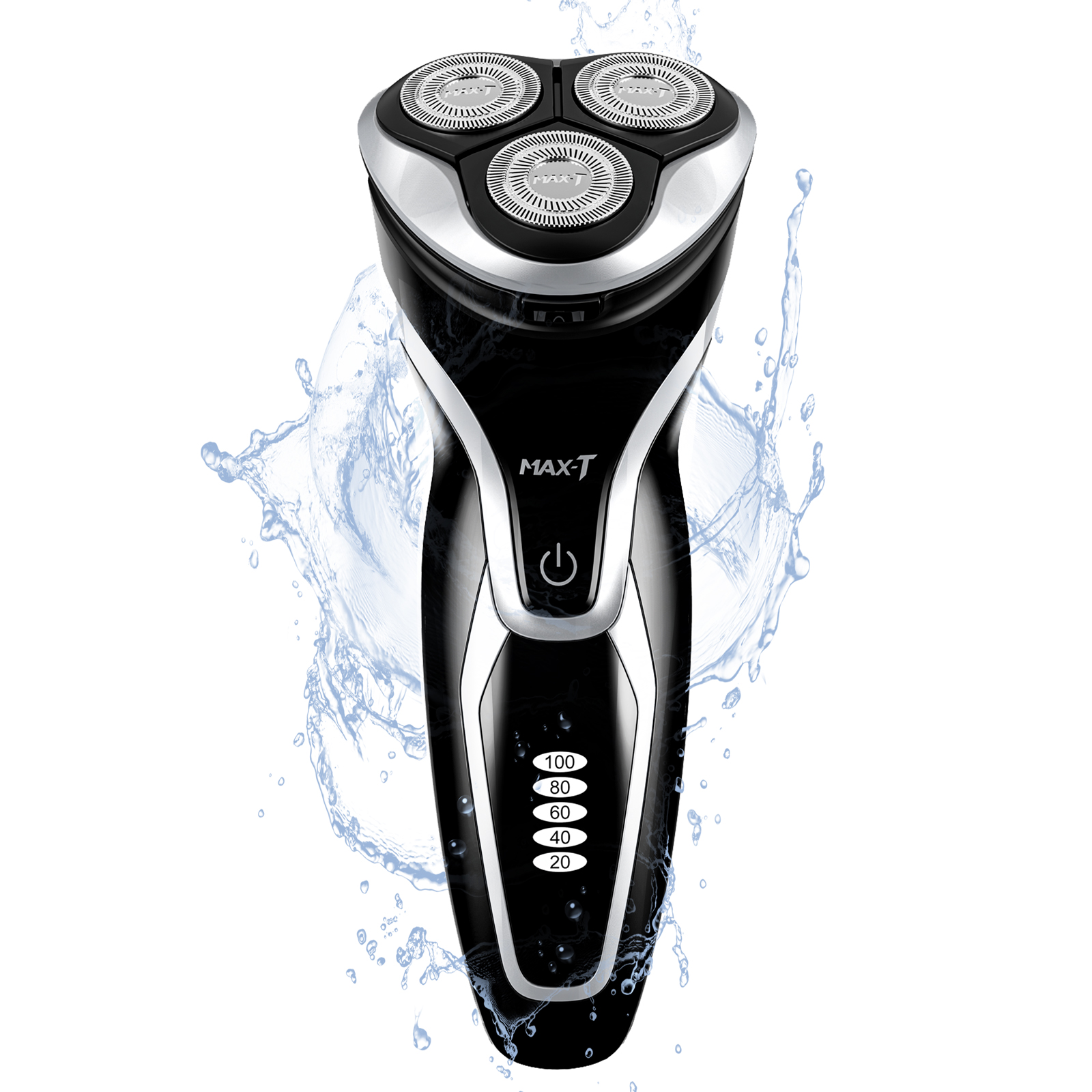 "Happyline" MAXT Men Electric Razor, Rechargeable Wet & Dry Rotary
