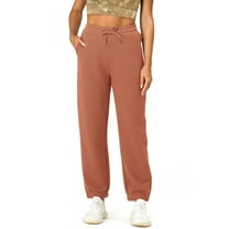 icyzone Fleece Sweatpants for Women, Athletic Joggers with Pockets