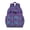 Purple-6, variant on Trippy Style Waterproof Travel Backpack - Emotional Healing Geometric Design, Breathable Student Bag with Multiple Pockets, Durable Fantasy Floral Backpack for Teens