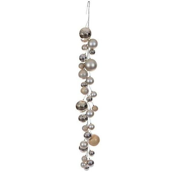 Vickerman N250543 6 ft. Oat Ball Branch Garland, 4-6 in.