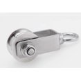 thumbnail image 3 of 2 Steel Roller Blocks Inner Ball Bearings Stainless Steel Rollers For Ropes, 3 of 5