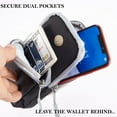 thumbnail image 2 of Mobile Armband Case Running Jogging Outdoor Cover with Cash, Card, Keys Pocket for Samsung Galaxy S22, Note 20, S20 FE, S10E, 2 of 6