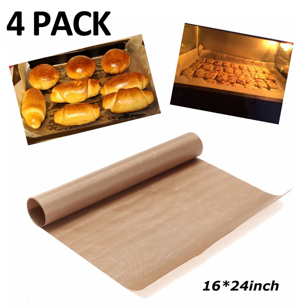 5 Pack Copper Large Non Stick Reusable Dishwash Safe Baking Spill Mat 