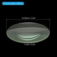 thumbnail image 2 of Unique Bargains 300mm Focal Length Double Convex Lens, 100mm Diameter 11mm Height Glass Optically Lens, Clear, 2 of 5