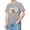 Grey, variant on Toddler Boy Shirts Crewneck Solid Color Back To School Short Sleeve T Shirt Top Cotton Trendy Tops Preppy Toddler Boy Clothes
