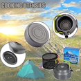 thumbnail image 3 of Outdoor Camping Kettle Hard Alumina Kettle With Foldable Handle Fast Heating Gas Teapot Portable, 3 of 5