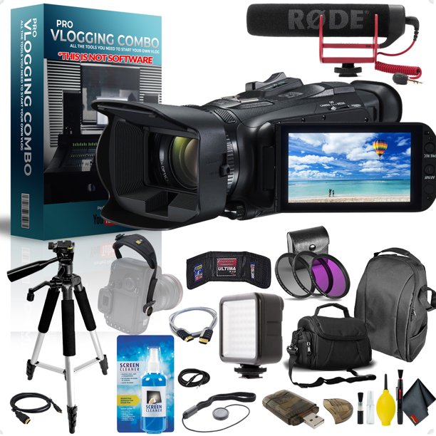 Canon VIXIA HF G40 Full HD Camcorder Pro Vlogger Combo
