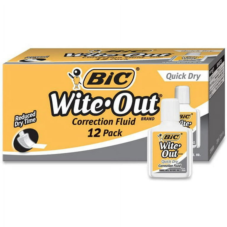 Bic Wite Out Correction Fluid Quick Dry White - 1 Count - ACME Markets
