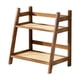 thumbnail image 2 of Rack de doble capa para sobremesa - Organizador de madera para oficina, cocina y dormitorio - 27x28,5x18cm en negro, marrón, verde, beige, gris, 2 of 6