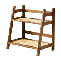 Double Layer Desktop Storage Organizer for Home, Office & Kitchen - Stylish Space-Saving Rack for Clutter-Free Organization and Elegant Décor