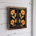thumbnail image 4 of Boho Floral Wall Decor Bechivie Century Modern Wall Decor, 8In Boho Floral Framed Wall Art, Abstract Flowers Wall Decor for Home Bedroom Living Room, 4 of 6