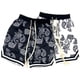 thumbnail image 2 of Pantalones cortos Harajuku con estampado de Bandana para hombre, Shorts con cordones, cintura elástica, informales, para playa, moda Hip Hop, de marca Fivean unisex, 2 of 2