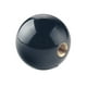 thumbnail image 3 of Dewhel-pomo de cambio negro, 2 1/4 ", 8 bolas, redondo, 3, 4, 5, 6 velocidades, 3/8"-16, para palos de cambio Hurst cromados, 3 of 4