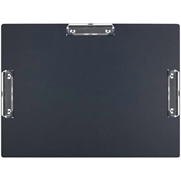 11x17 Clipboard Three Clip Super Tough Extra Large Clipboard PP Plastic Not Fragile 11 x 17 Clipping Board Black Pack of 1$$Office