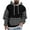Mens Hoodies & Sweatshirts Black, variant on Mens Big & Tall Hoodies Plus Size M-5X Fleece Lined Sweatshirts with Pockets Pullover Long Sleeve Plaid Printed Thermal Athletic Workout Hoodie Tops