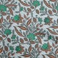 thumbnail image 1 of oneOone Polyester Spandex Brown Fabric Asian Floral Fabric For Sewing Printed Craft Fabric By The Yard 56 Inch Wide, 1 of 5