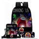 thumbnail image 1 of 2026 Among Us Three-piece School Bag Elementary School Backpack,2024 Ping, 1 of 1