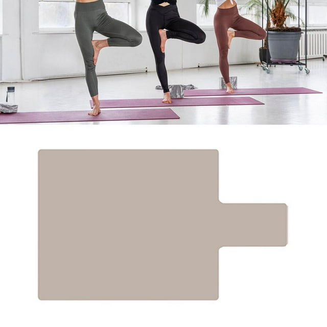 Funda para Esterilla de Pilates Reformer, Almohadilla de Goma PU de 39 X 24 Pulgadas para Ejercicios, Esterilla de Pilates para Reformer, para Entrena Té con leche