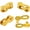 Gold, variant on 4 Pairs Bicycle Missing Link 9 Speed Chain Reusable Steel Bike Chain Link