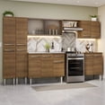 thumbnail image 2 of Cocina Integral 293cm Con Tarja Emilly Madesa 06 Marrón, 2 of 8