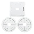 thumbnail image 1 of 3pcs Practical Beading Cord Discs Braiding Boards Handmade Weaving Disk Plates, 1 of 7