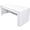 white, variant on Fitted Tablecloth, Open Back Fitted Table Cloths for 6 Foot Rectangle Tables, Washable Polyester Fabric Table Cover for Party,Wedding, Banquet, Craft Show and Trade Show