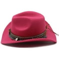 thumbnail image 2 of Decodeary Premium Cowboy Hat For Lightweight And Comfortable Western Style Wide Application Polyester Green, 2 of 6